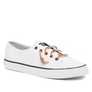 Sperry Slip On White Shoes